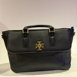 Tory Burch Black Leather Hand Bag